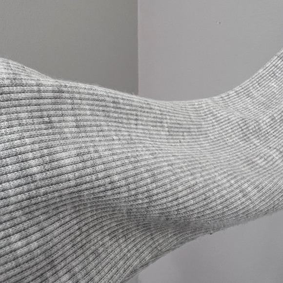 Banana Republic Long Sleeve Baby Terry Softest Knit Cardigan in Light Gray Small - Picture 8 of 13